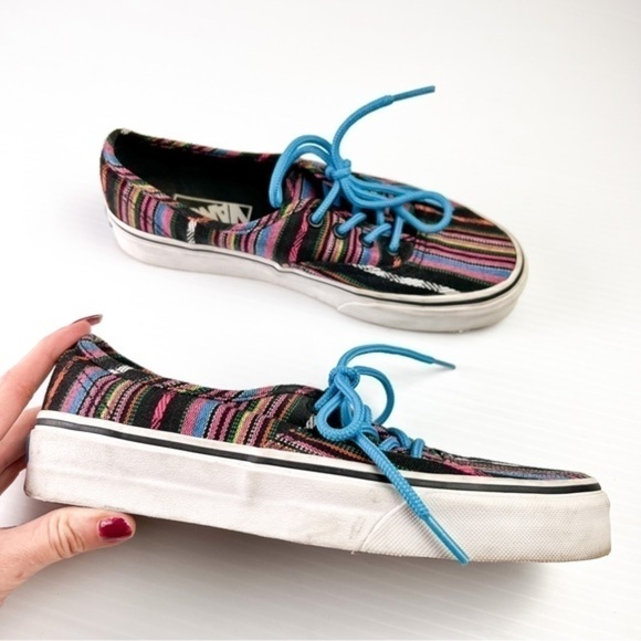VANS Authentic Guate Stripe Sneaker Womens 6 Guatemalan Stripe lace up - Picture 6 of 9